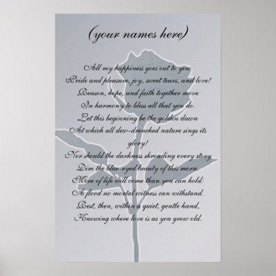 Wedding Gift  Groom on Wedding Gift For The Bride And Groom Poster By Tastefuldesigns
