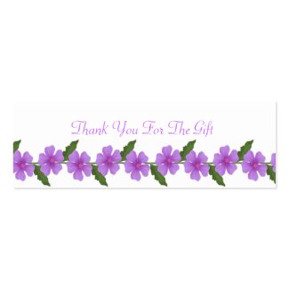 Wedding gift thank you card profilecard