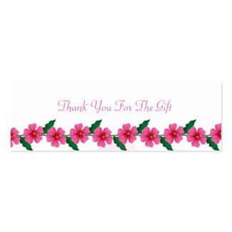 Wedding gift thank you card profilecard