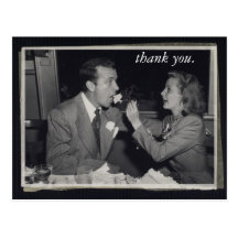 Wedding Gift Thank You Card Customizable Photo Postcard