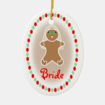 Wedding  - Gingerbread Bride Ornaments