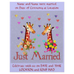 Wedding Giraffes Custom Flyer
