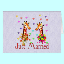 Wedding Giraffes cards