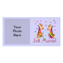 Wedding Giraffes Photo Card Template
