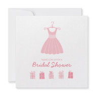 Wedding Gown and Presents Bridal Shower invitation invitation