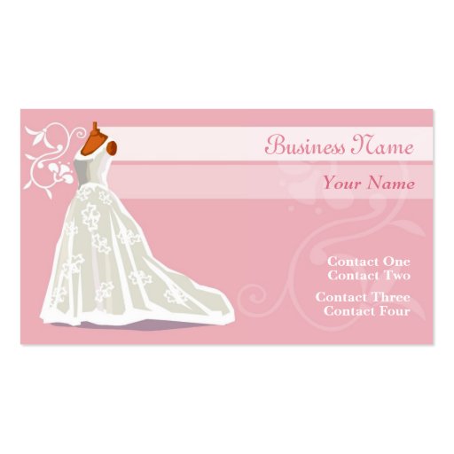 Wedding Gown Business Cards