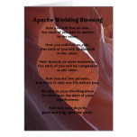 Wedding Greeting Card Apache Blessing Feel No Rain