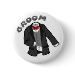 Wedding Groom Button