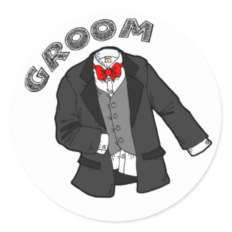 Wedding Groom sticker