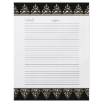 Wedding Guest Book Pages Classic Baroque Swirl Flyers