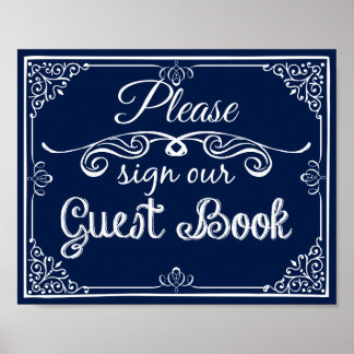 wedding guest sign