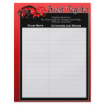Wedding Guestbook Pages Full Color Flyer
