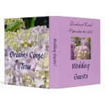 Wedding Guests! book binder Pastel Flowers