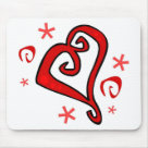 standard_mousepad - Heart design great for weddings!  Save the date cards.  Brides will love it.