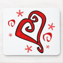 Wedding Heart mousepads