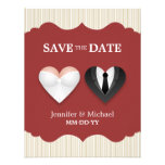 Wedding Hearts - Funny Save the Date invitation