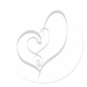 Wedding Hearts Invitation Envelope Seal stickers by White_Wedding Wedding Hearts Invitation Envelope Seal stickers