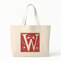 Wedding Hearts Letter W bags by White_Wedding Wedding Hearts Letter W bags