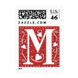 Wedding Hearts Monogram M