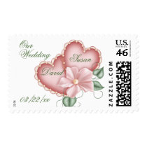 Wedding Hearts Postage postage