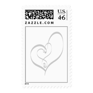 Wedding Hearts Postage stamp