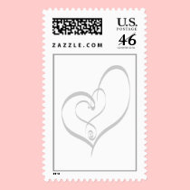Wedding Hearts Postage postage