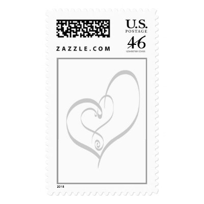 Wedding Hearts Postage postage