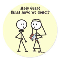 Wedding Holy Crap Stickers by ScottInk Wedding Holy Crap Stickers