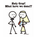 Wedding Holy Crap Womens T-Shirt