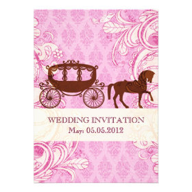 Wedding Horse & Carriage - Wedding Invite Invitations