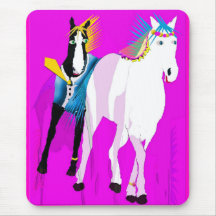 Wedding Horses Mousepad