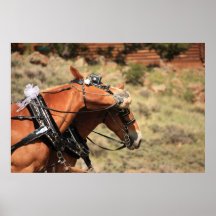 Wedding Horses Print