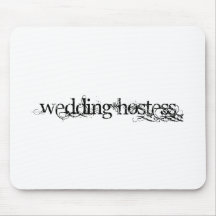 Wedding Hostess Mouse Pad