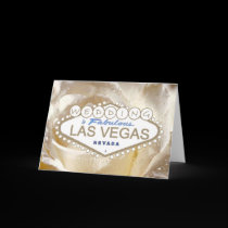 Wedding In Fabulous Las Vegas Announcement Card