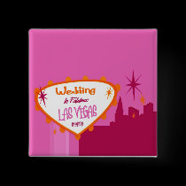 Wedding In Fabulous Las Vegas Button