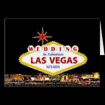 WEDDING IN FABULOUS LAS VEGAS Card cards