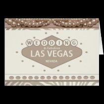 Wedding In Fabulous Las Vegas Card