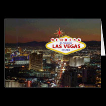 WEDDING In Fabulous Las Vegas Card cards