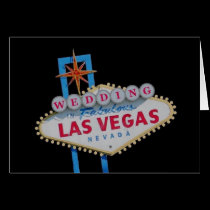 WEDDING In Fabulous Las Vegas Card