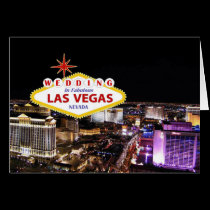 WEDDING IN FABULOUS LAS VEGAS Card cards