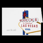 WEDDING In Fabulous Las Vegas Card cards