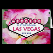 WEDDING In Fabulous Las Vegas Card Floral