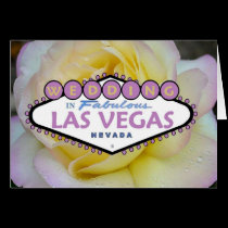 WEDDING In Fabulous Las Vegas Card Floral