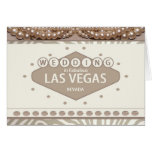 Wedding In Fabulous Las Vegas Card, with beautiful