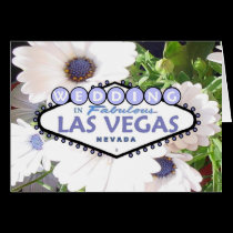 WEDDING In Fabulous Las Vegas Floral Card