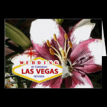 WEDDING IN FABULOUS LAS VEGAS FLORAL WITH BRIDE &  cards