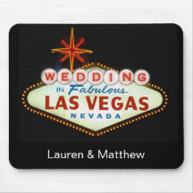 Wedding in Fabulous Las Vegas Mouse Pad