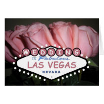 WEDDING IN FABULOUS LAS VEGAS Pink Roses Card by vegasdusoleil WEDDING IN FABULOUS LAS VEGAS Pink Roses Card
