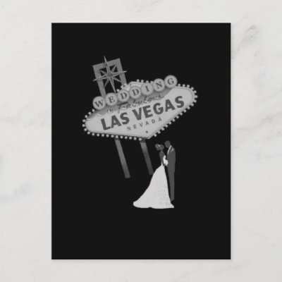 WEDDING In Fabulous Las Vegas Postcard