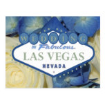 WEDDING IN Fabulous Las Vegas Postcard Floral